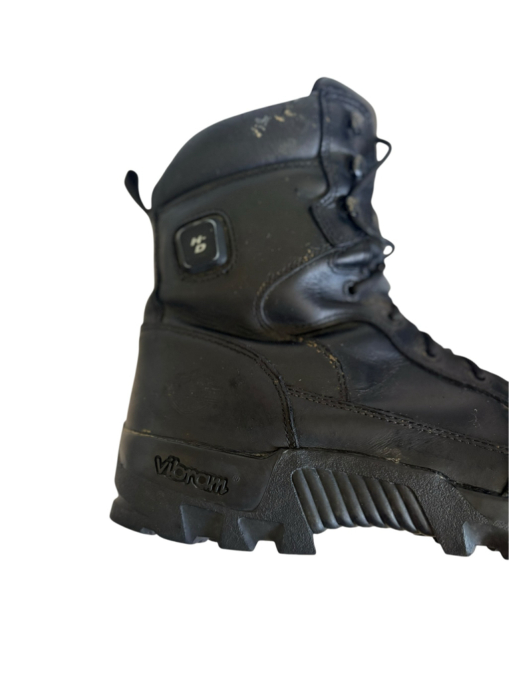 Harley-Davidson Men's Black Leather Waterproof Heated Boots. D98314 NO CHARGER - Picture 11 of 13